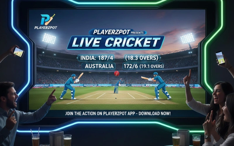live cricket at PlayerzPot featured image